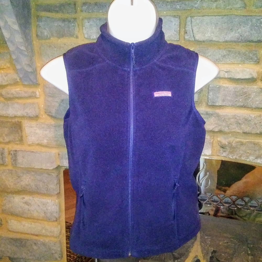 ⭐ Vineyard Vine Martha Stewart Harbor fleece vest